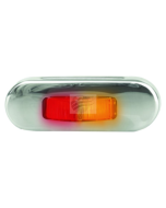 Hella 2803S LED Side Marker Lamp Amber/Red 12/24V Bezel Flush Mount