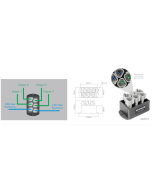 IONNIC CONNKIT-6JUNCTION J1939 Bus Splitter Kit - 4 Branch