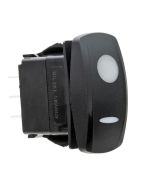Ionnic V102-12RR Carling Contura V Series Rocker Switch - On-Off-On DPDT, Dual Red LED, 12V