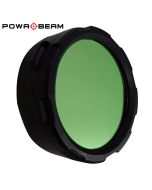 Powa Beam F63-G Green Torch Filters 63mm - Powa Beam Meteor S1