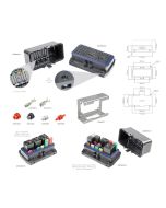 IONNIC FH302 Fuse and Relay Enclosure Kit 49 Position ATM Fuses & Relay