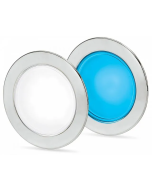 Hella 2JA958340111 EuroLED 95 Gen 2 Round Down Light Dual Colour Recess Mount w/ Spring Clip - White/Blue