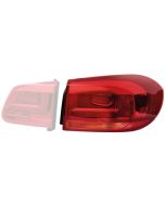 Hella 2SD010738091 LED Combination Rear Tail Light - 12V (Left)