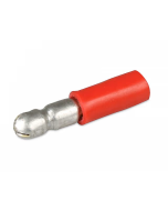 Hella 8220 Male Bullet Connectors - Red (Blister Pack of 12)
