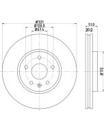 Hella 8DD355116041 Brake Disc