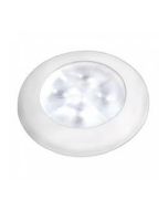 Hella 98050071 Round LED Courtesy Lamp - Warm White, Hi-Intensity, 12V DC