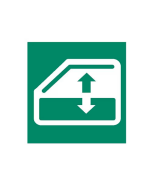 Hella 9XT713630181 Symbol Card - Green with "Window Lift" Symbol