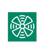 Hella 9XT713630251 Symbol Card - Green with "Fan Fast" Symbol