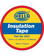 Hella PVC Electrical Insulation Tape - Red, 10m (8320)