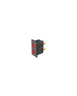 Ionnic V302 Carling Contura V Series Rocker Switch - (Mom On)-Off-(Mom On) DPDT, Non-Illuminated, 12-24V