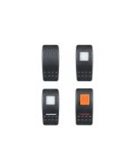 Ionnic R403-12R-XX Carling Contura R Series Rocker Switch - Off-On SPST, Red LED, 12V, Printed Symbol (Specify)