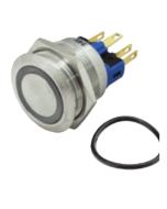 Ionnic L22-RR Vandal Resistant Switch 12-24V D/M & D/B - Red