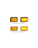 LED Autolamps 58AM Side Direction Indicator Lamp (Blister Single)