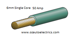6mm Single Core Cable